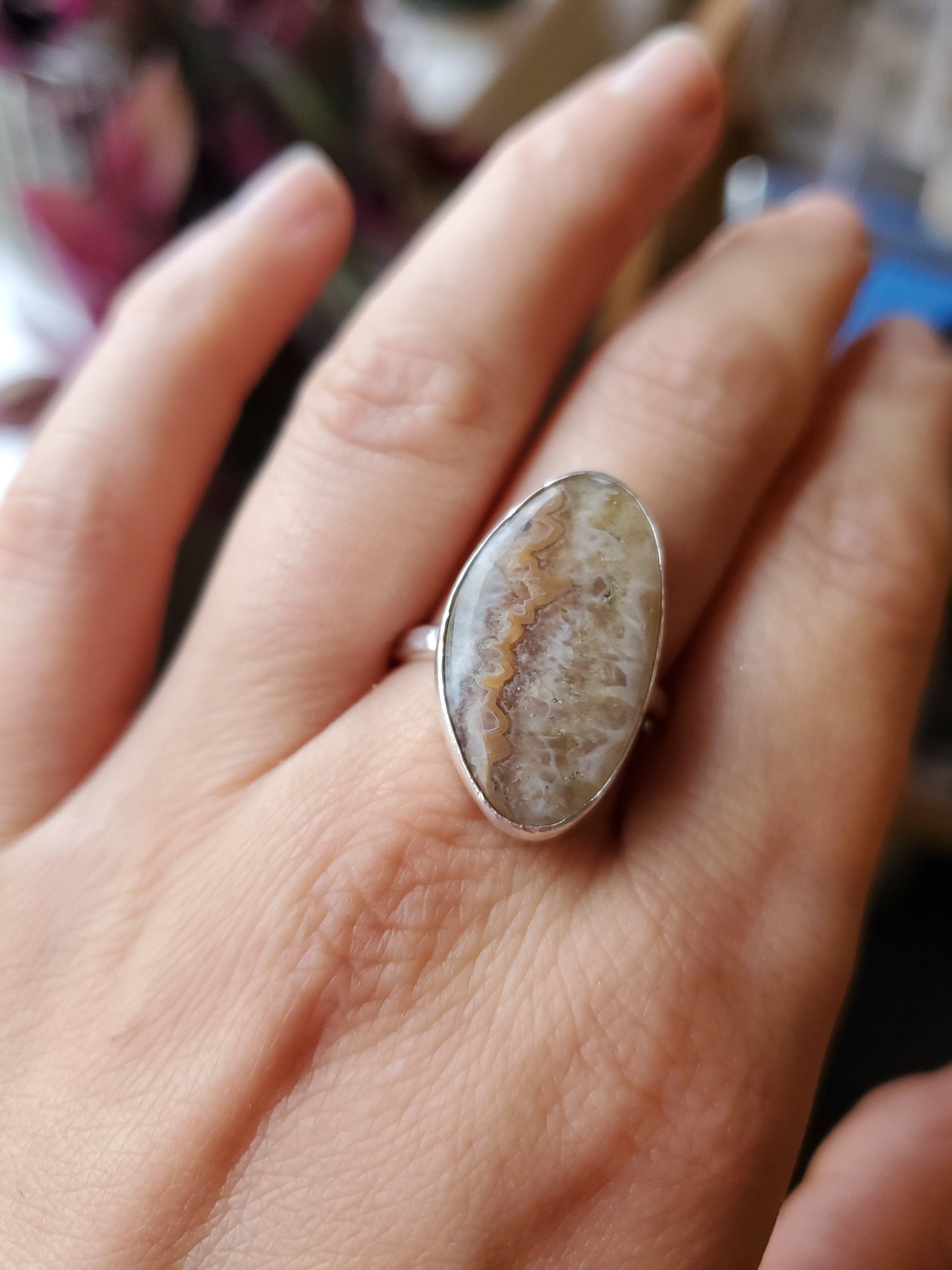 Desert Dreams - Banded Amethyst Ring