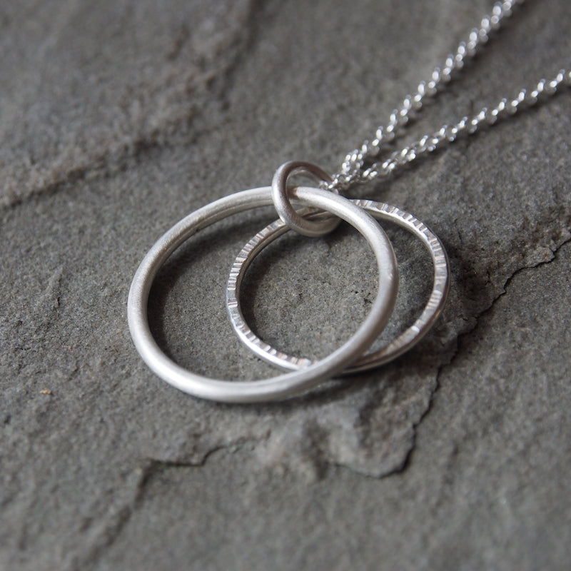 Hoops Sterling Silver Pendant