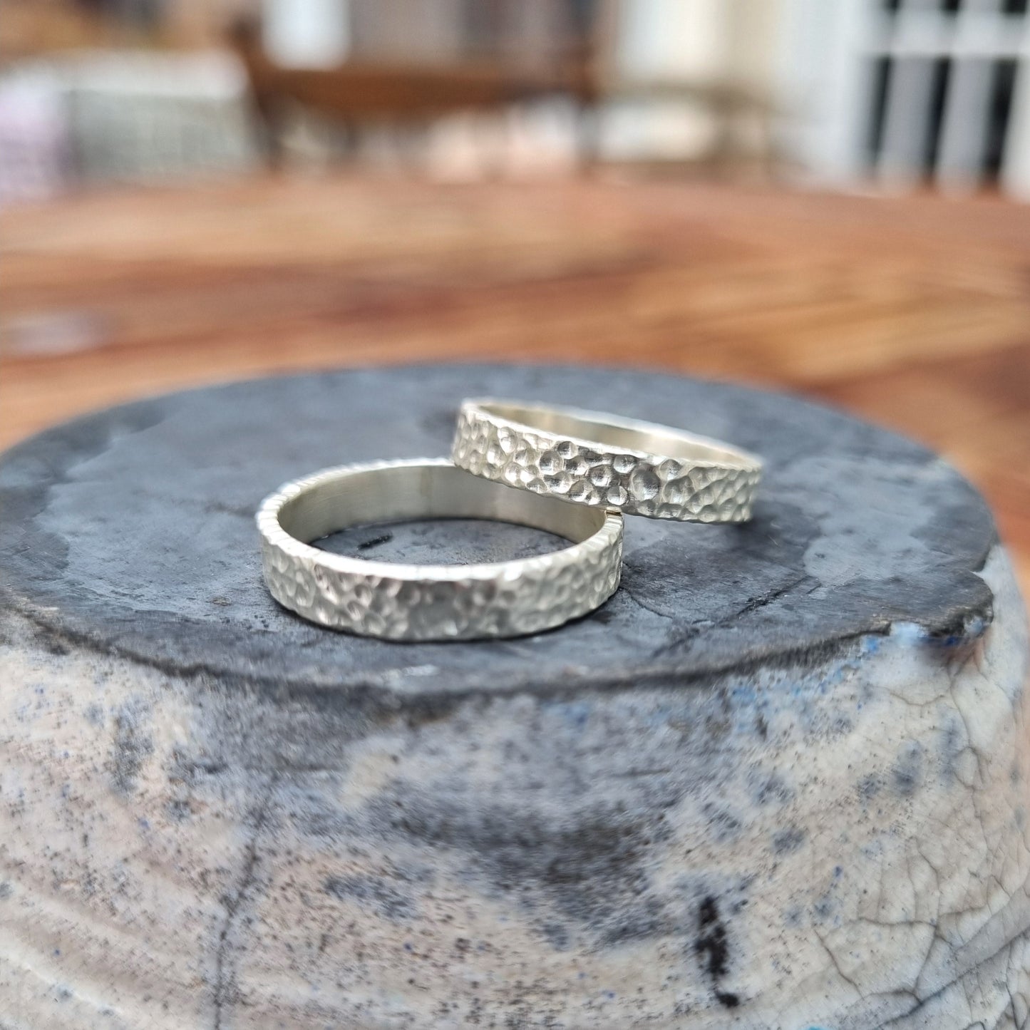 Satin Textured Ring