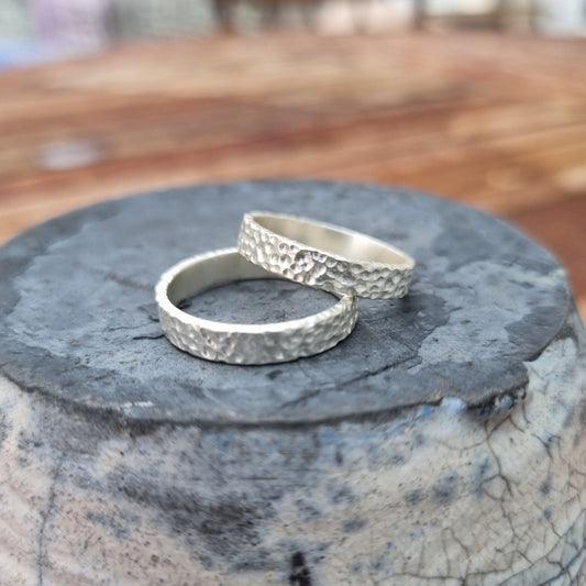 Satin Textured Ring