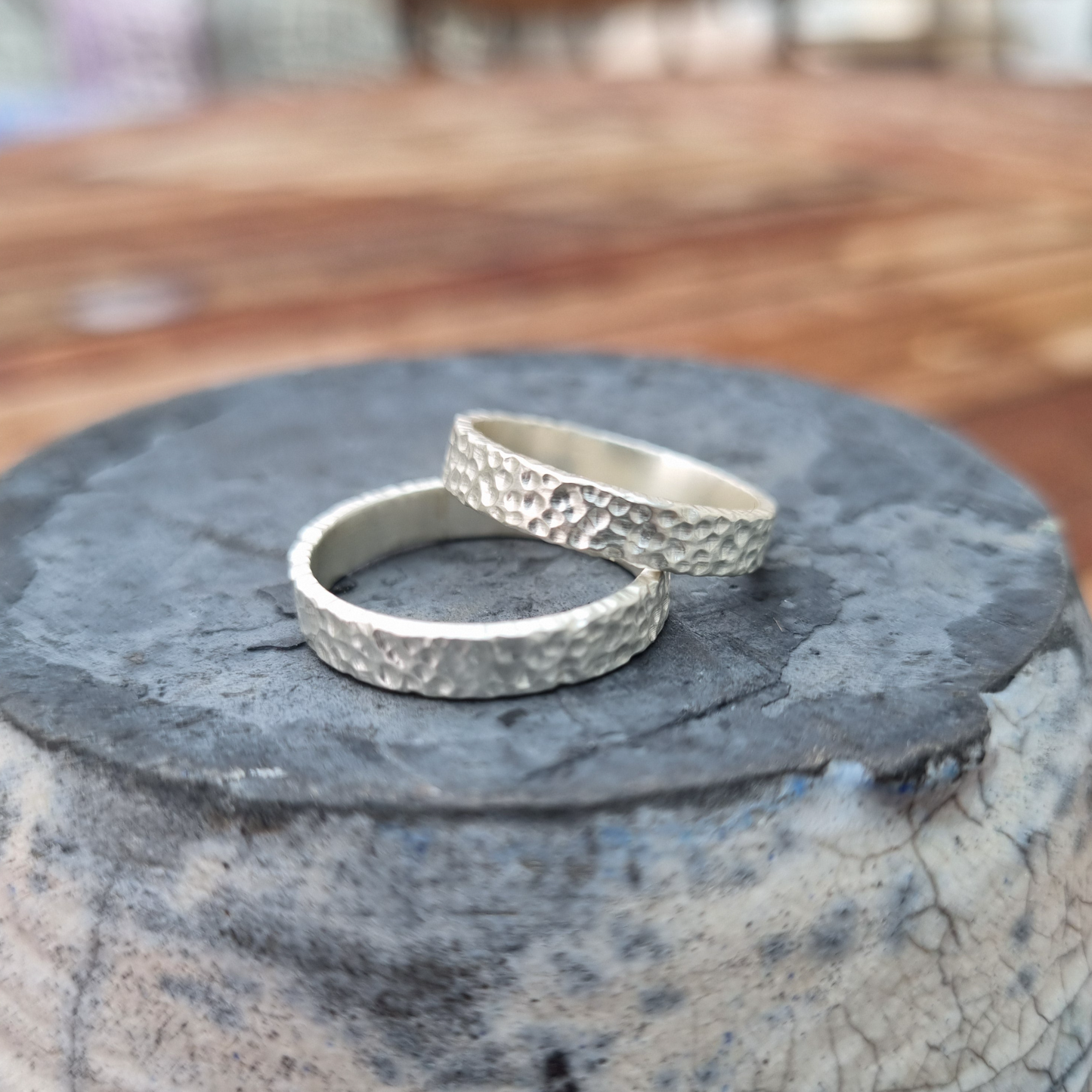 Satin Textured Ring